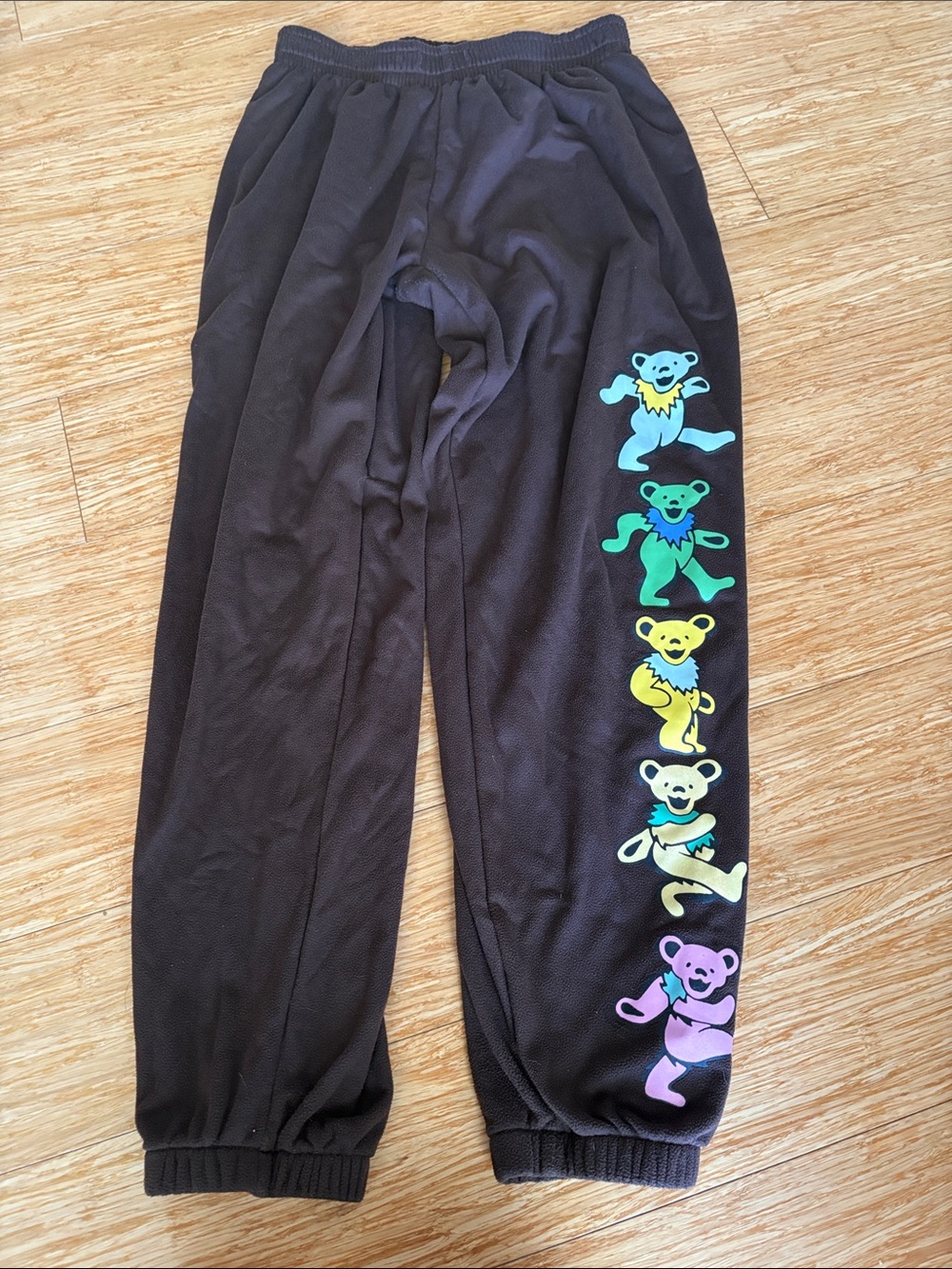 Earthbound Grateful Dead Dancing Bears Jogger Sweatpants size medium novelty